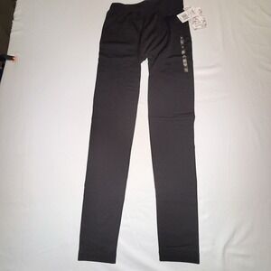 NWT Women's Pink Republic Cozy Fleece Black Stretch Leggings S NEW